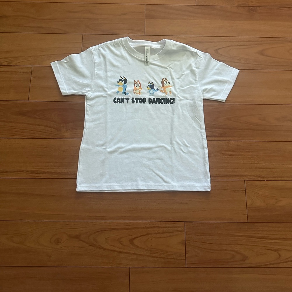 Bella Canvas Bluey Kids White T-Shirt